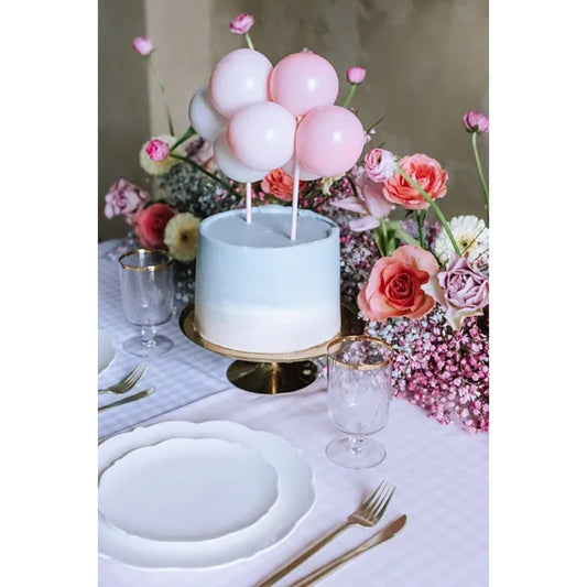 Cake Topper - Ballons roses
