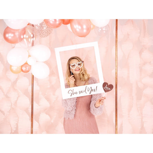 Accessoires PhotoBooth Mariage - RoseGold (12pcs)
