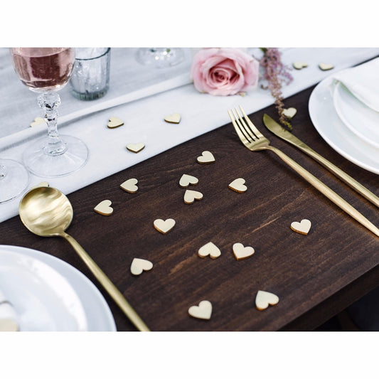 Confettis en bois "Cœur Plein"