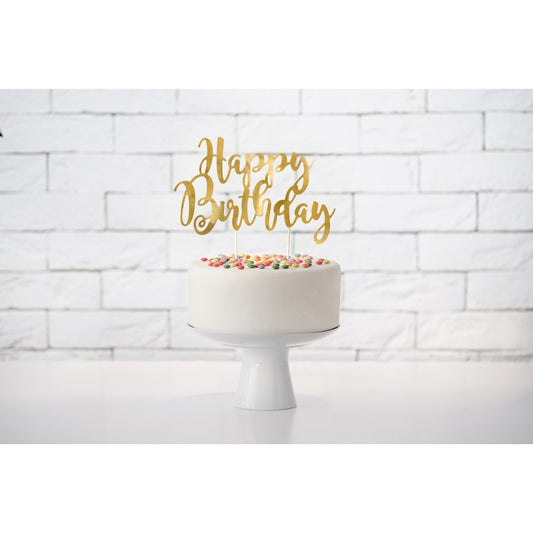 Cake topper Happy Birthday Or