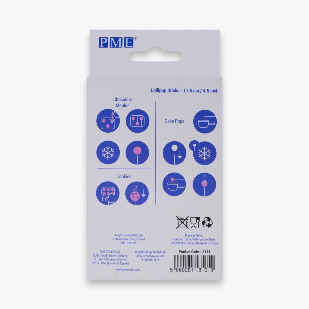 Bâtonnets à sucettes 11.5cm (50pcs)