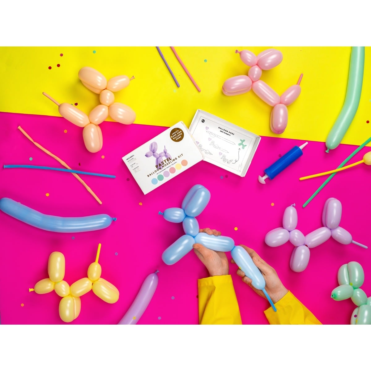 Kit de ballons de modelage - Pastel