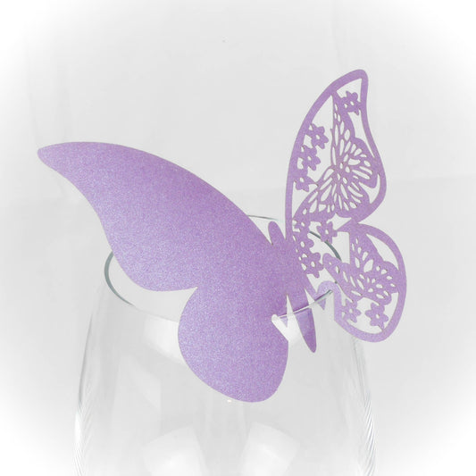 Marque place Papillon Lavande (10 pcs)