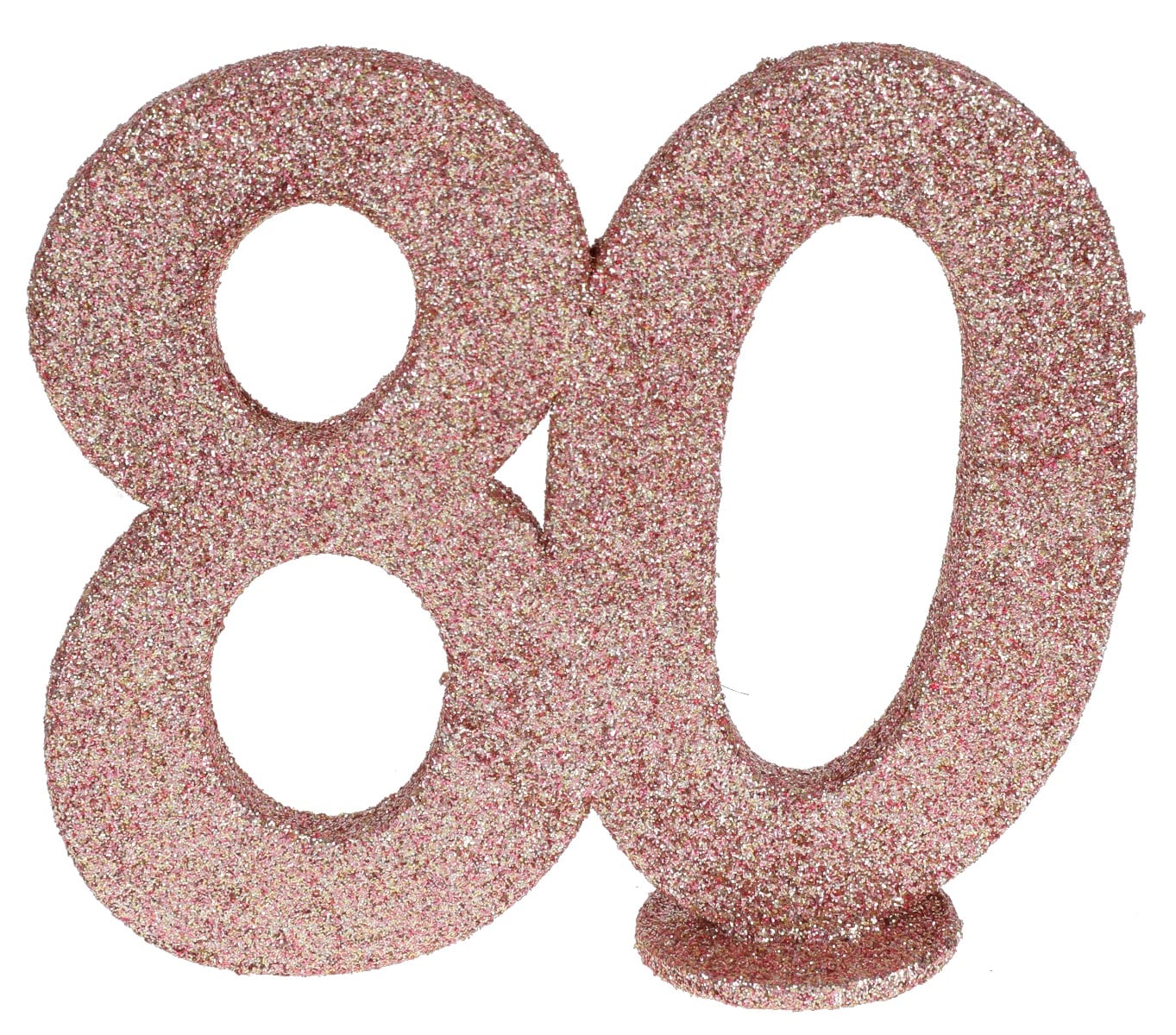 Chiffre Age Rosegold - 80 Ans