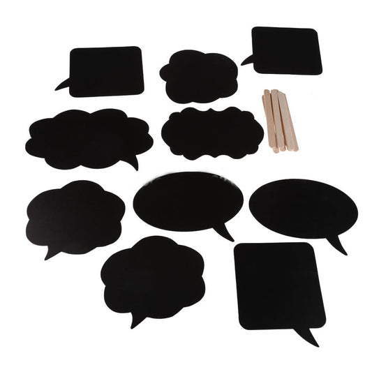 Mini tableaux noirs (10 pièces)