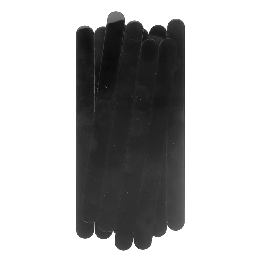 Bâtonnets à glace - Noir brillant (10pcs)