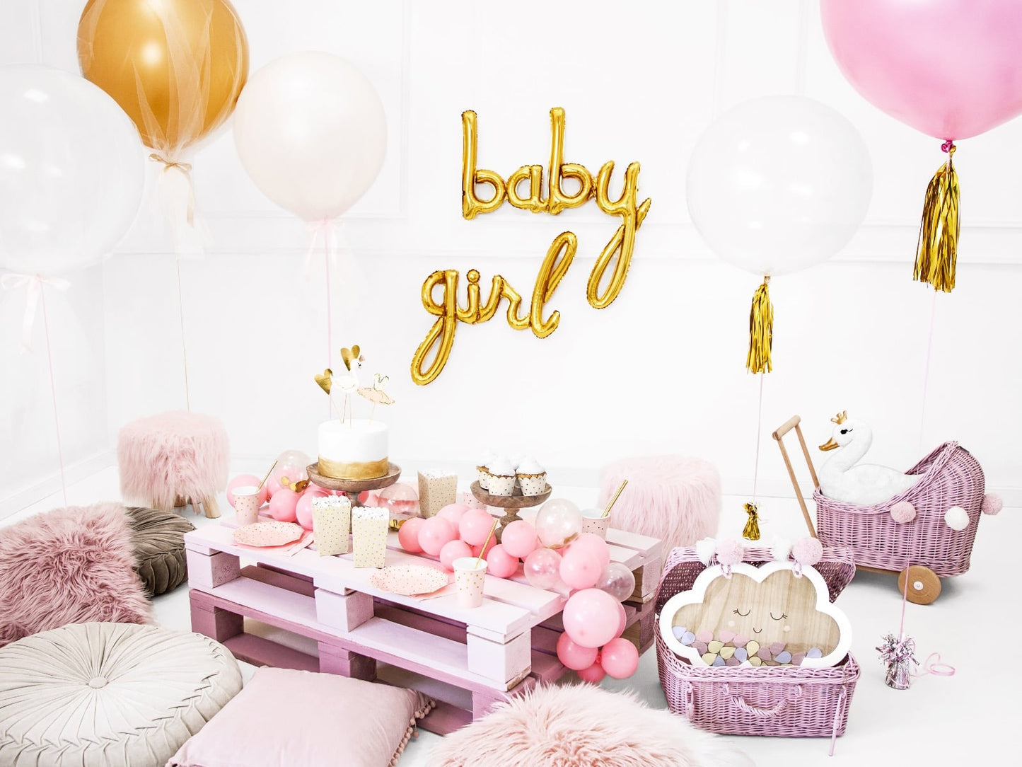 Ballon Blanc 1m