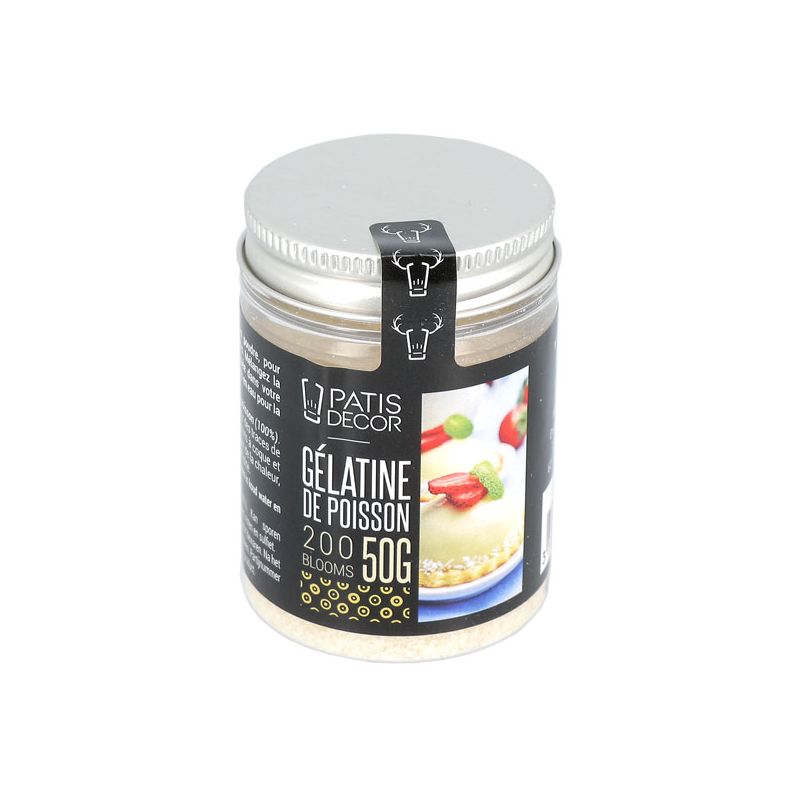 Gélatine de poisson en poudre 200 Bloom (30g)