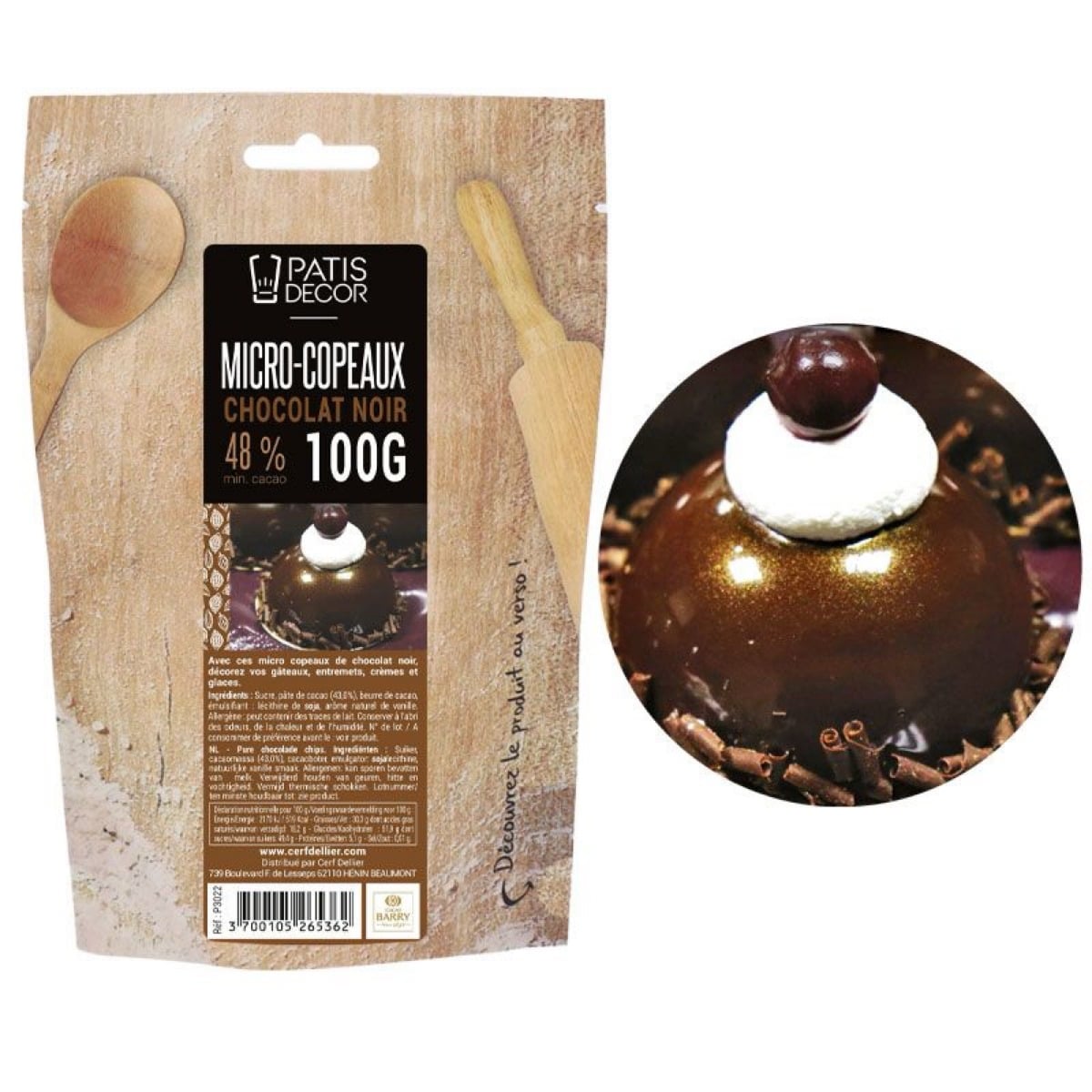 Mini-copeaux de chocolat noir 100 g