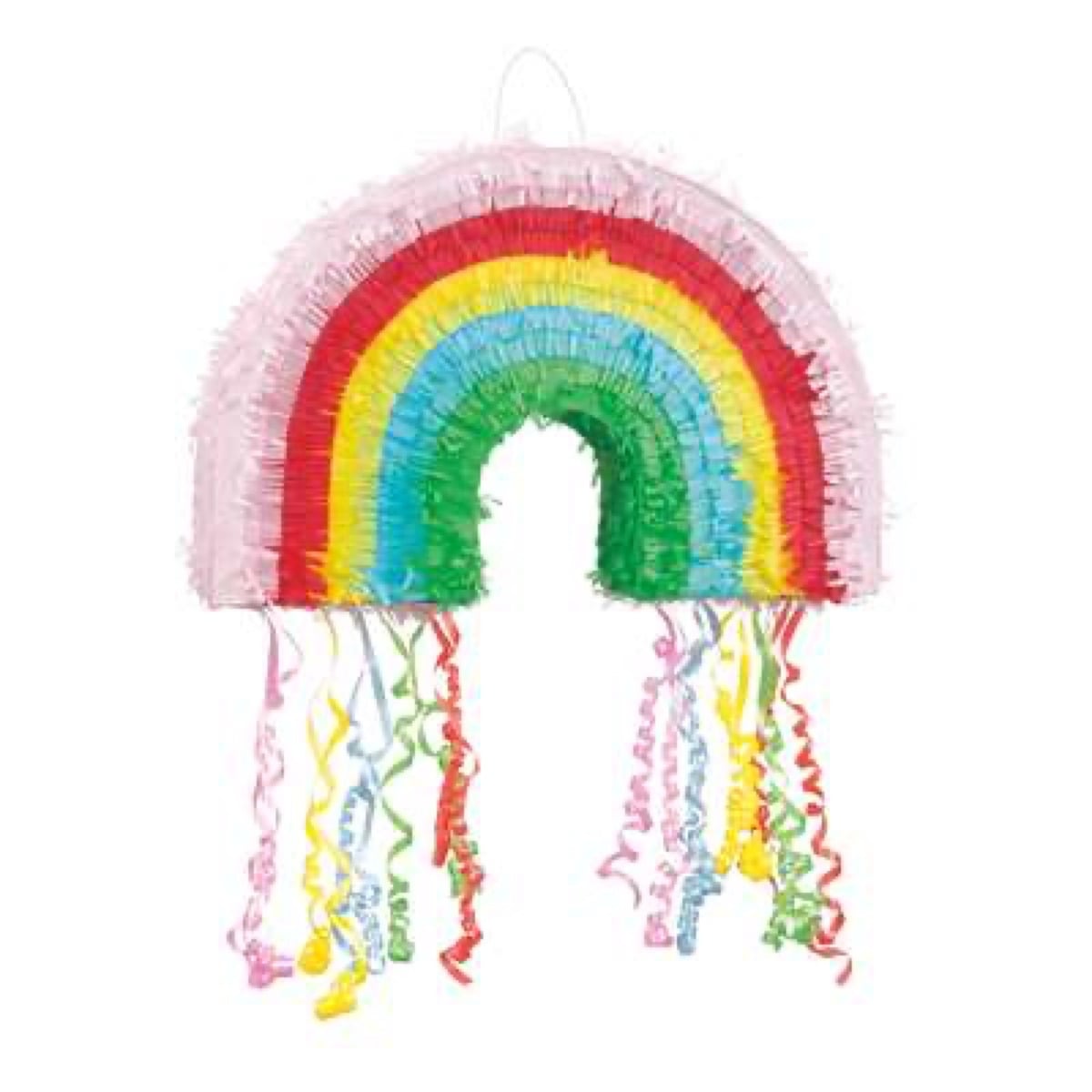 Pinata à tirer Arc-en-ciel - Grand