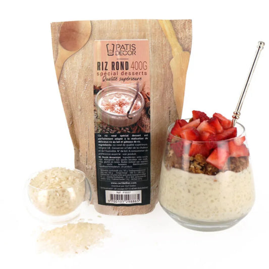 Patisdecor Riz rond pour desserts (400g)