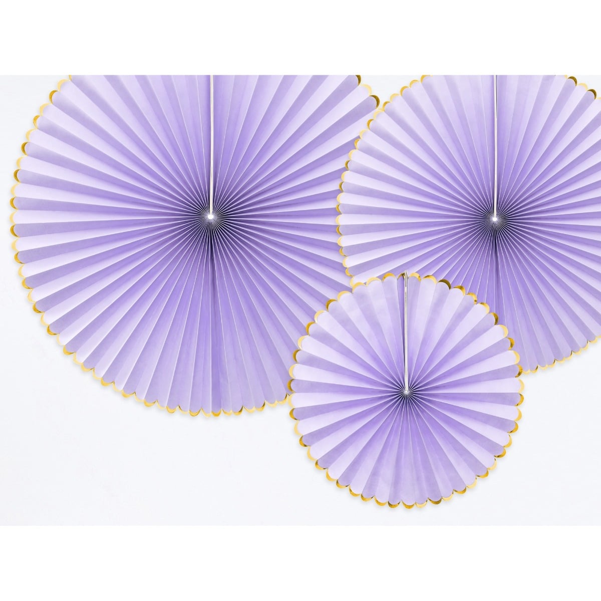 Rosettes décoratives Yummy Lilas (3pcs)