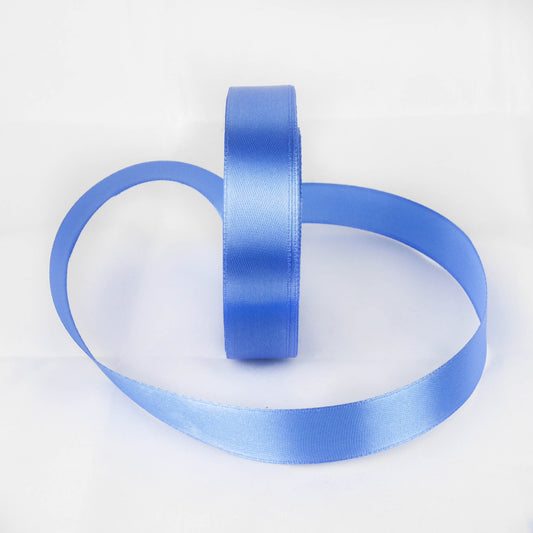 Ruban satiné 2cm - Bleu (20m)