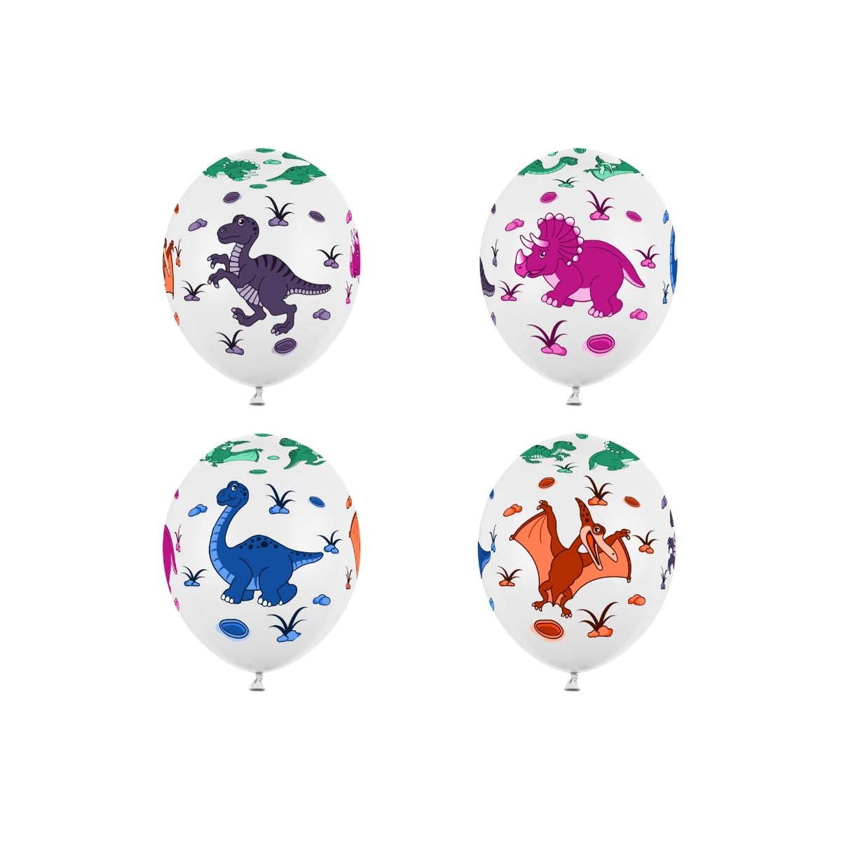 Ballons Dinosaures - 6pcs