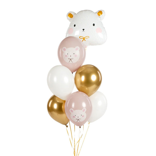 Ballons Ourson assortis (6pcs)