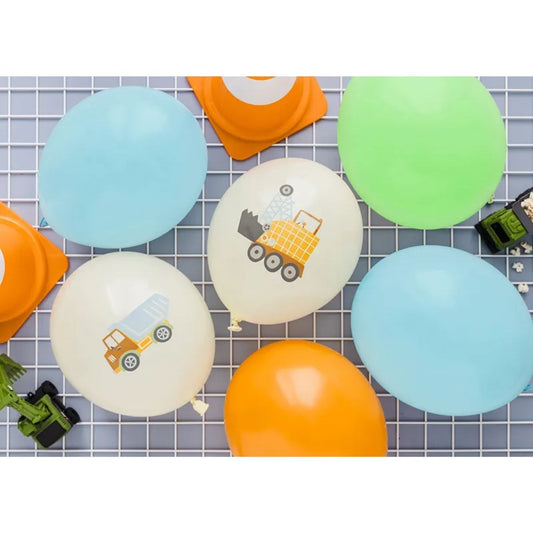 Ballons assortis - Chantier - 30cm (50pcs)