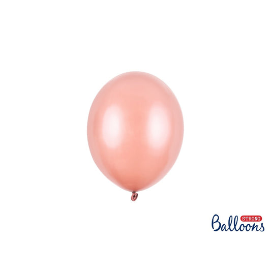 Ballons 12cm Rose gold métallisé (100pcs)