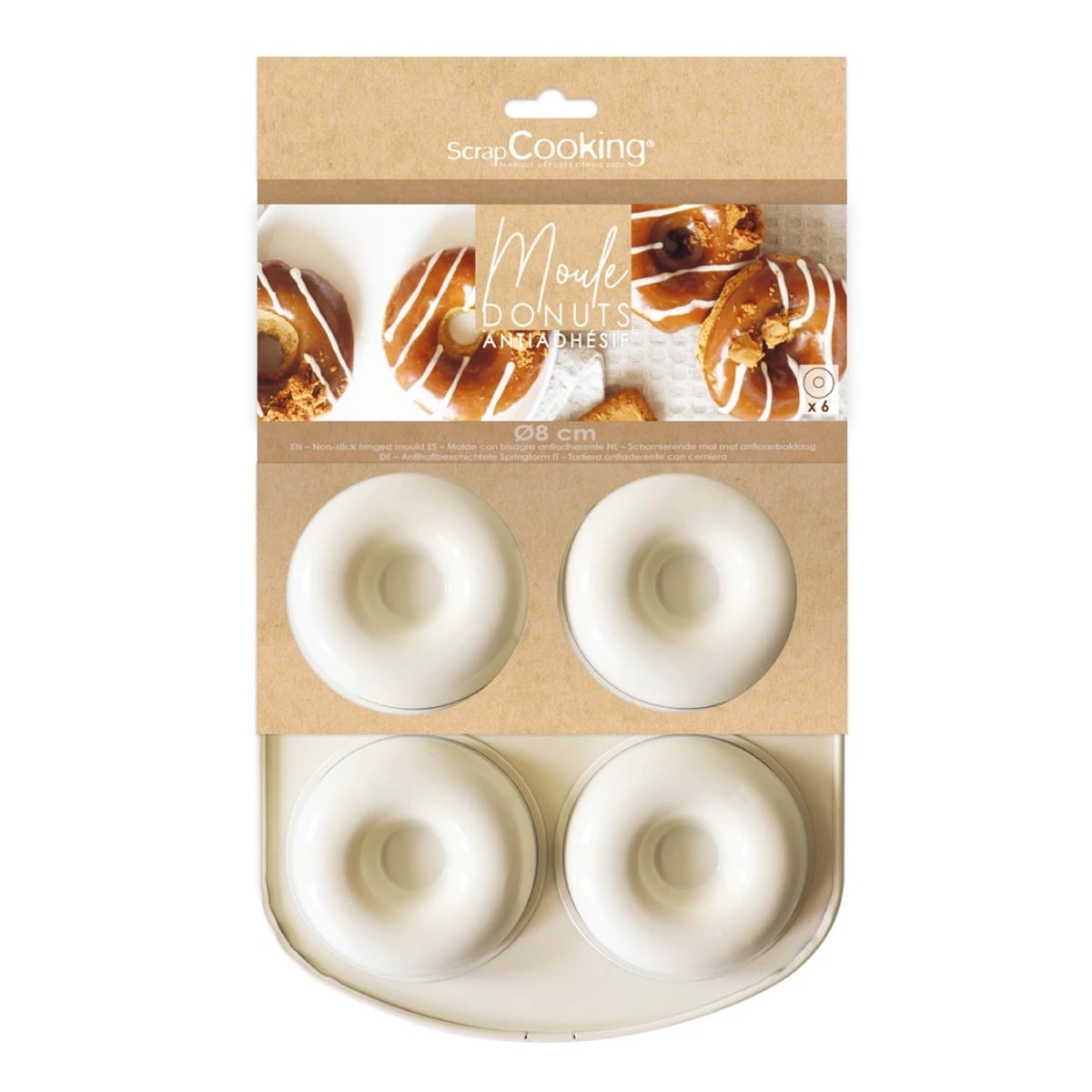 Moule à Donuts en acier antiadhésif
