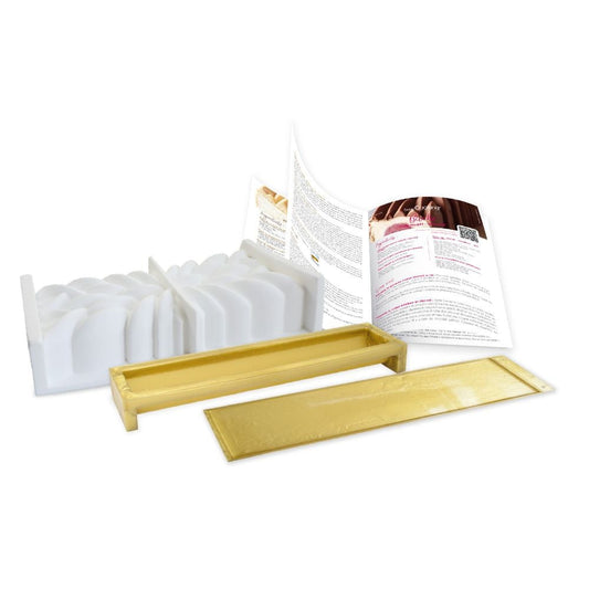 Coffret bûche instant - 3 moules de Noël avec insert