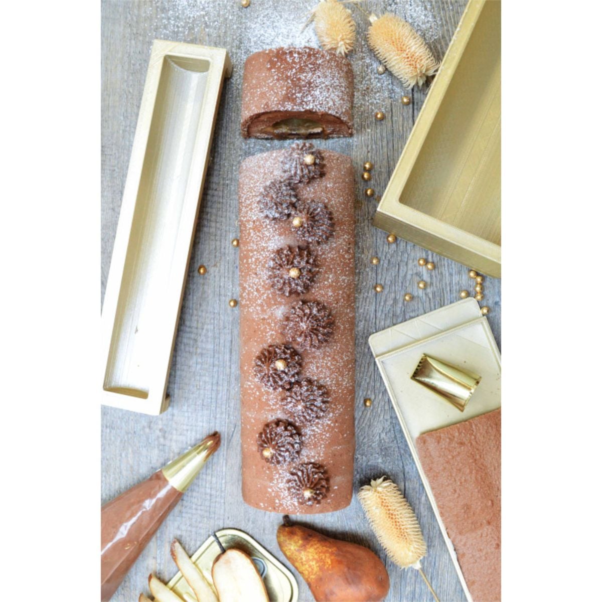 Moule à Bûche en silicone (25cm)
