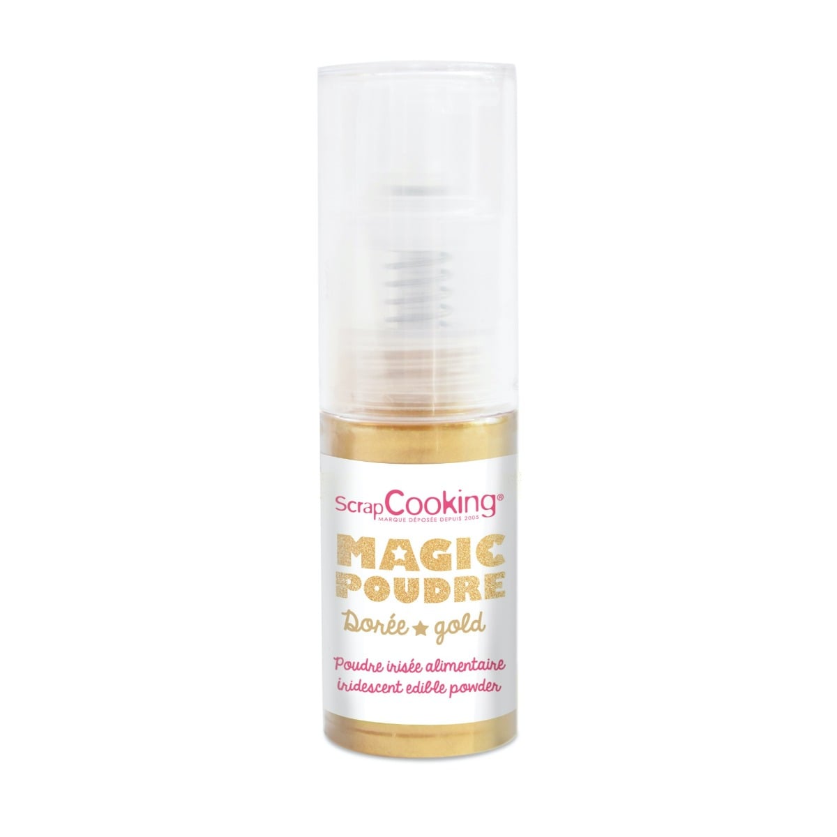 Spray de poudre irisée - Or (7g)