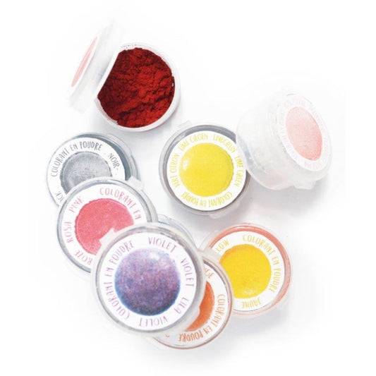 Kit 9 colorants poudre