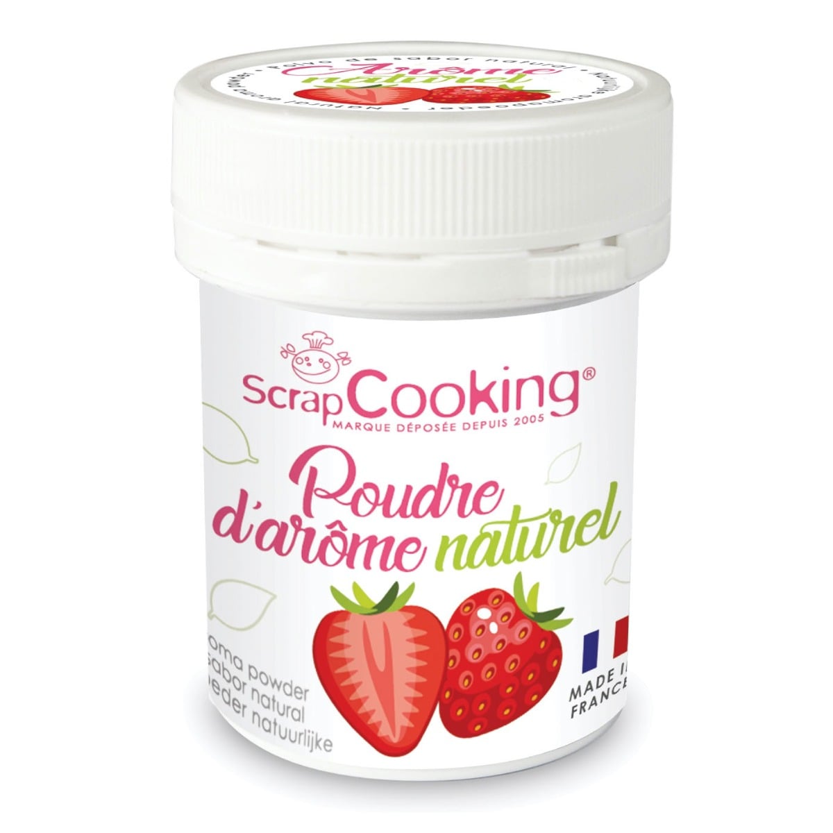 Poudre d'arôme naturel - Fraise (15g)