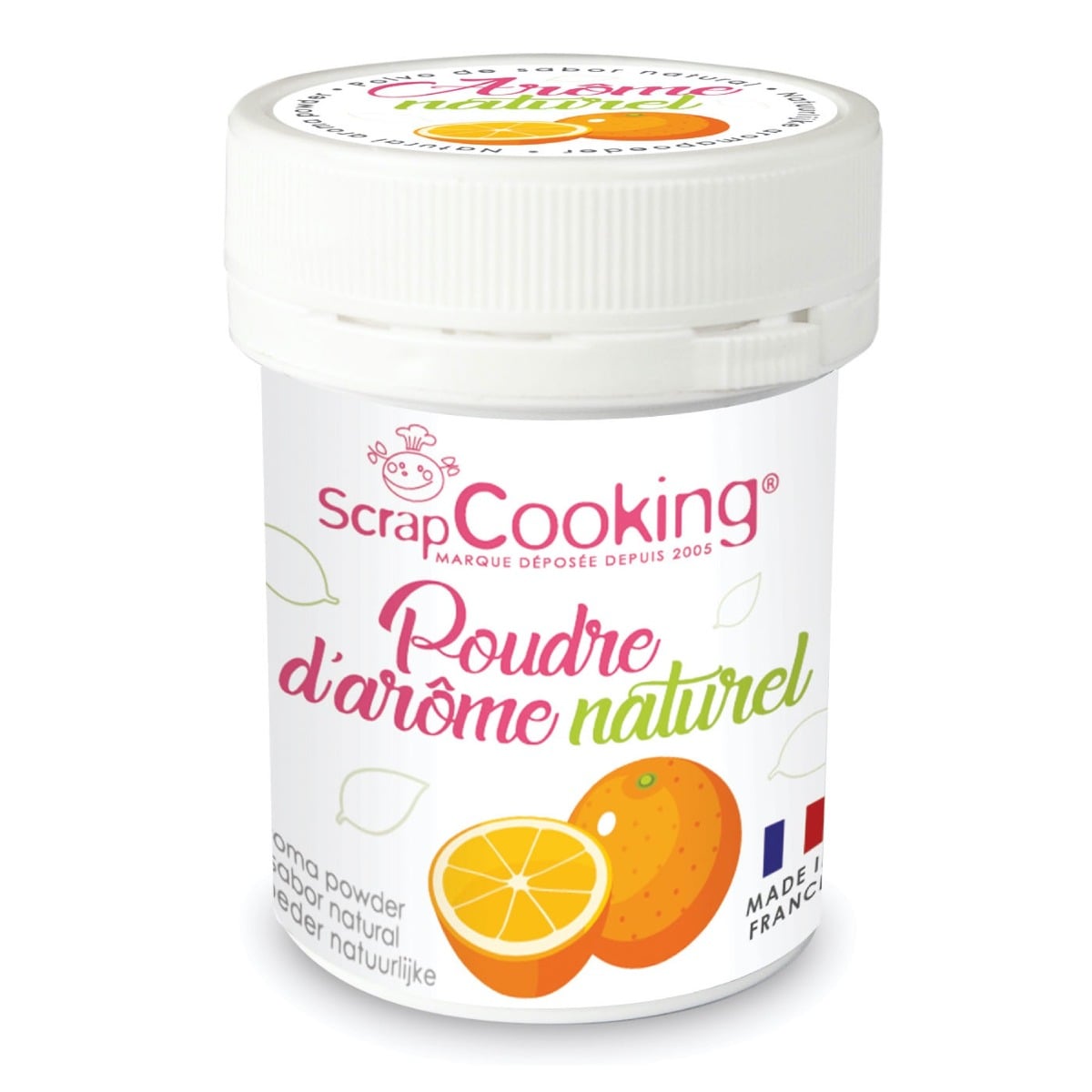 Poudre d'arôme naturel - Orange (15g)