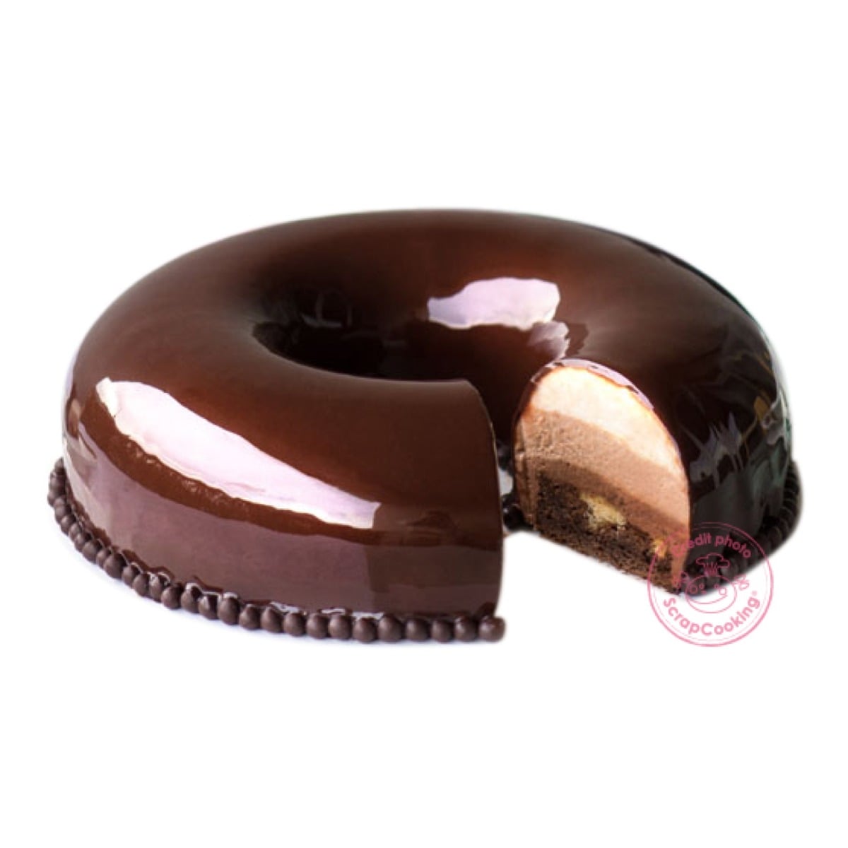 Glaçage miroir chocolat (220g)