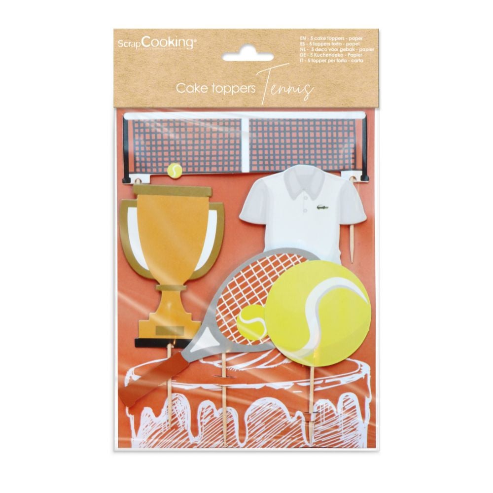 Décoration de gâteau et cupcakes - Tennis