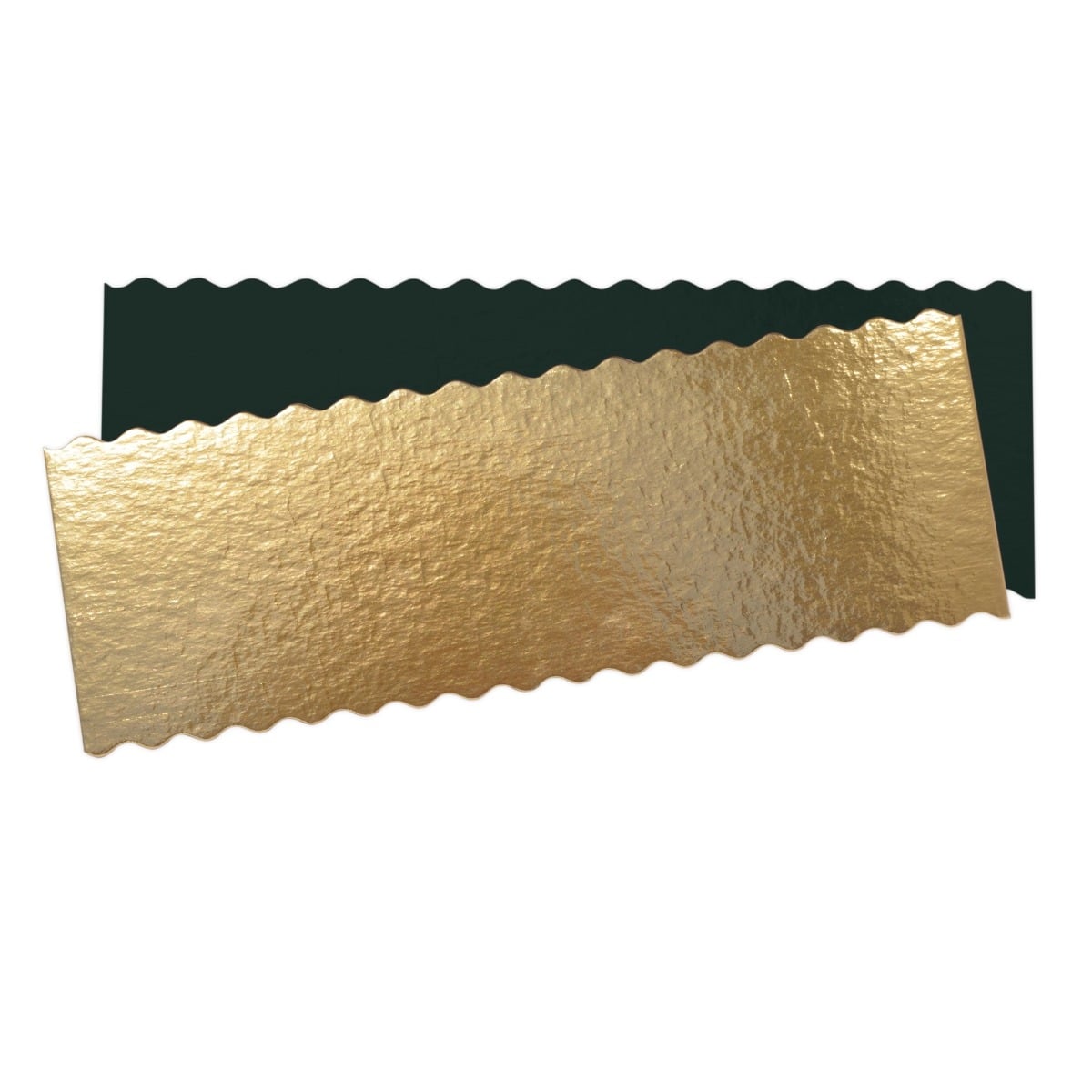Plateaux or/noir reversible 30x10cm (5pcs)