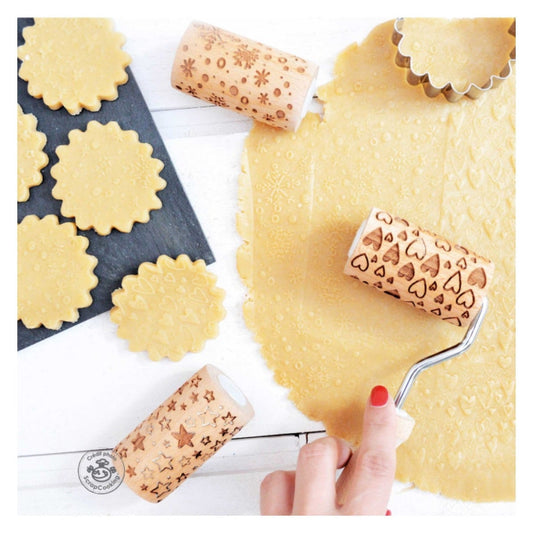 Mini rouleau à empreinte - Flocon