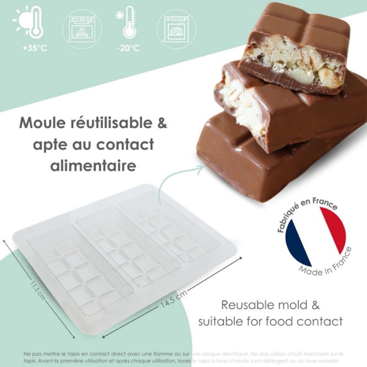 Moule Semi Rigide Choco Crunchy