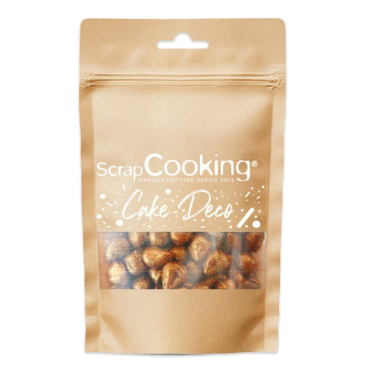 Noisettes dorées décoratives 50g