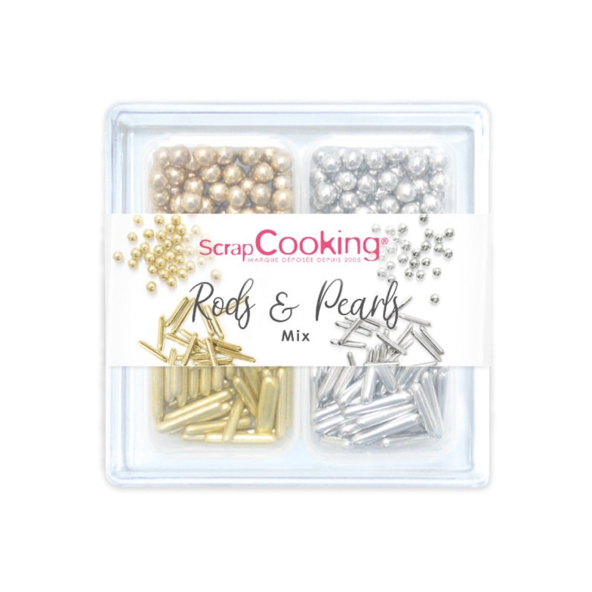 Décorations en sucre - Rods & Pearls Mix