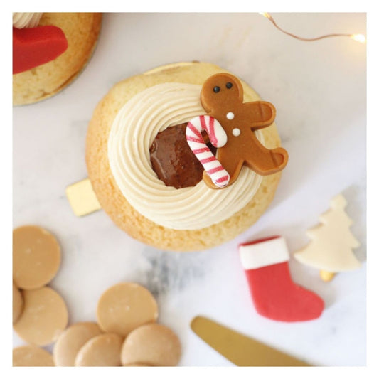 Déco pâte d'amande - Sweet Xmas (6pcs)