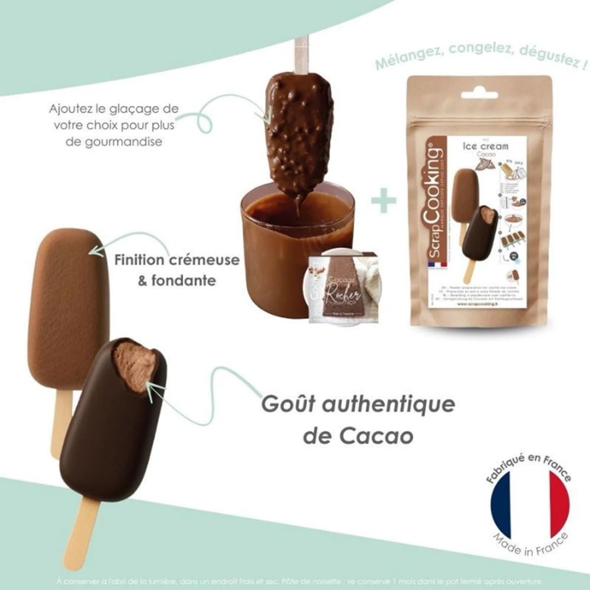 Préparation pour Glace Choco 145g