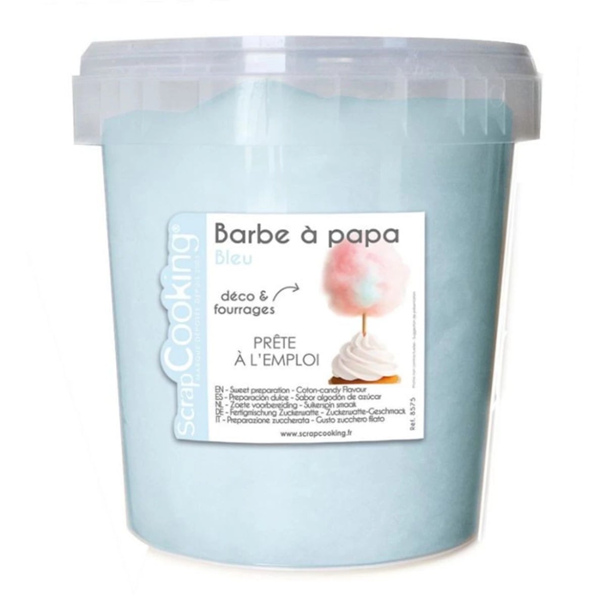 Pot Barbe A Papa Bleu 35G