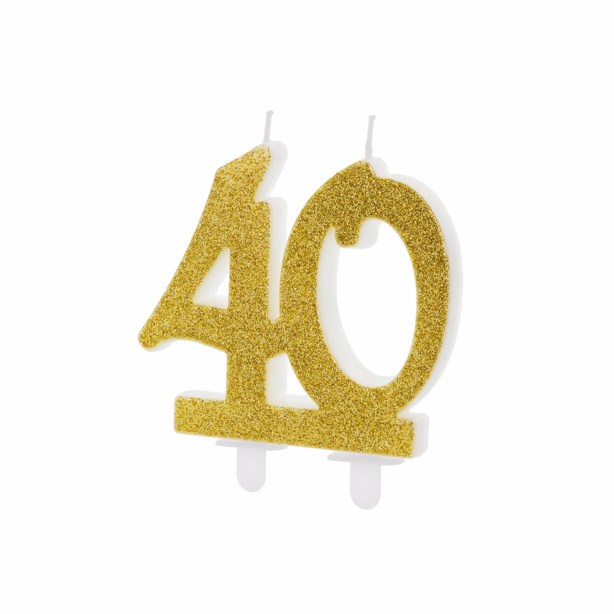 Bougie Chiffre Or - 40 (7cm)