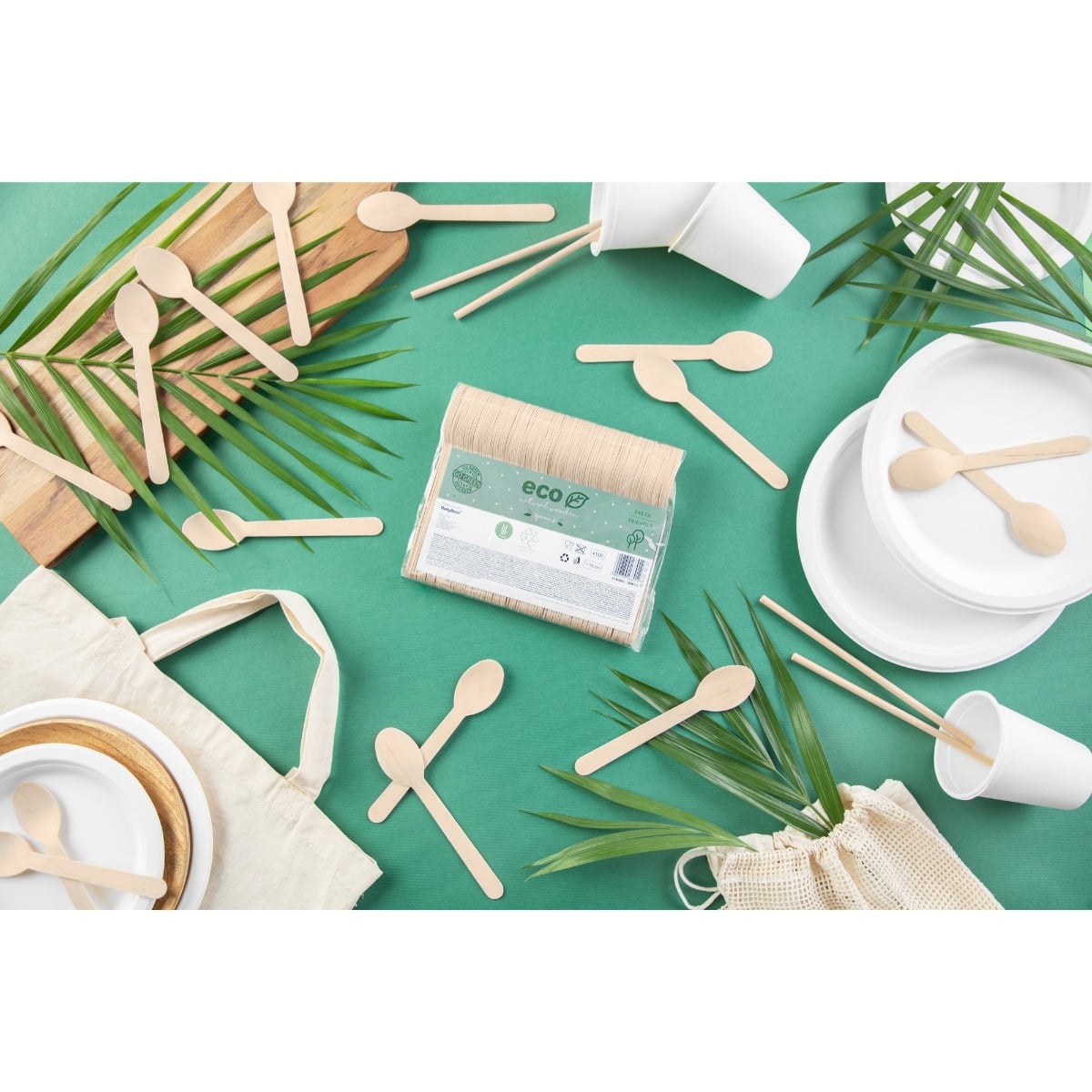 Cuillères à café en bois (100pcs)