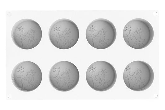 Silikomart Moule Antea 130 en silicone (8 empreintes)