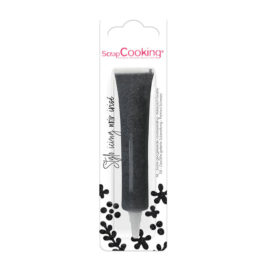 ScrapCooking Stylo icing noir irisé (26 g)