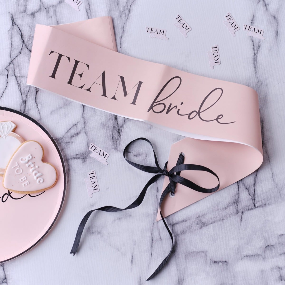 Echarpe Team Bride - Rose (6pcs)