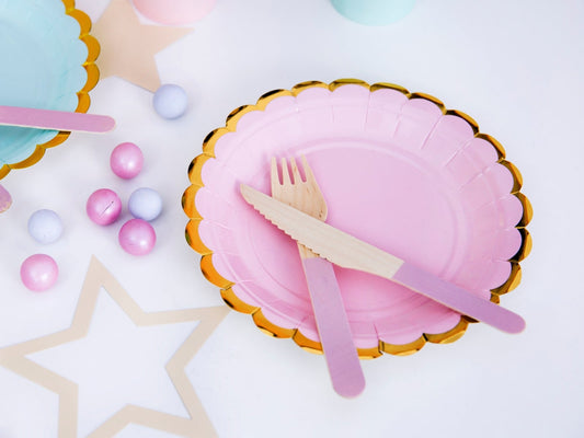 Assiettes apéro Rose (6pcs)