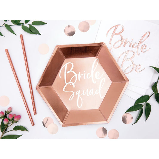 Assiettes Bride Squad (6pcs)