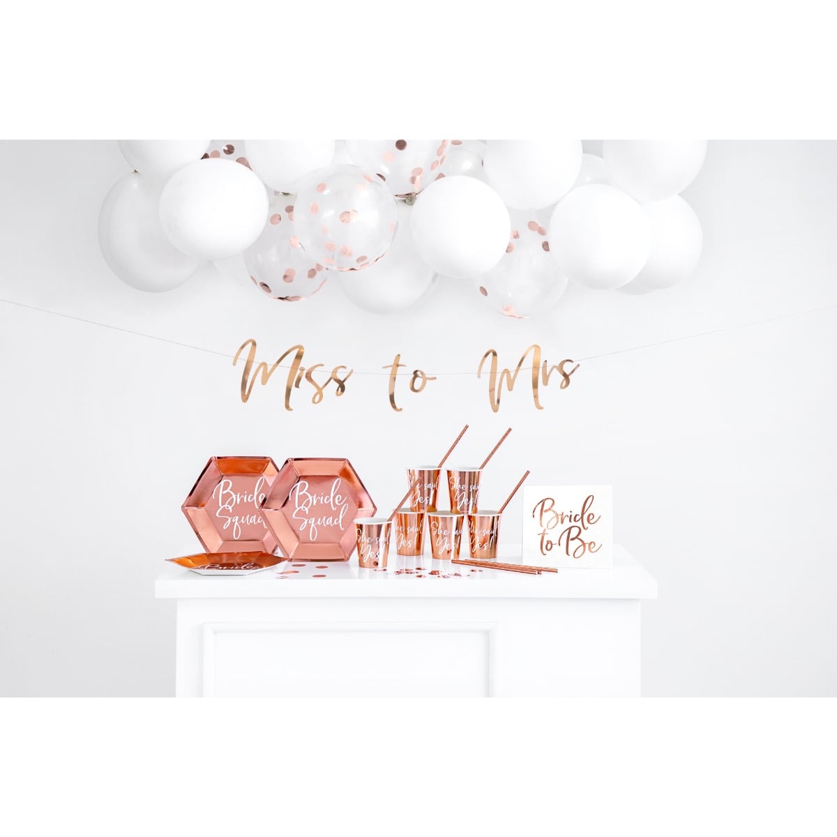 Assiettes Bride Squad (6pcs)