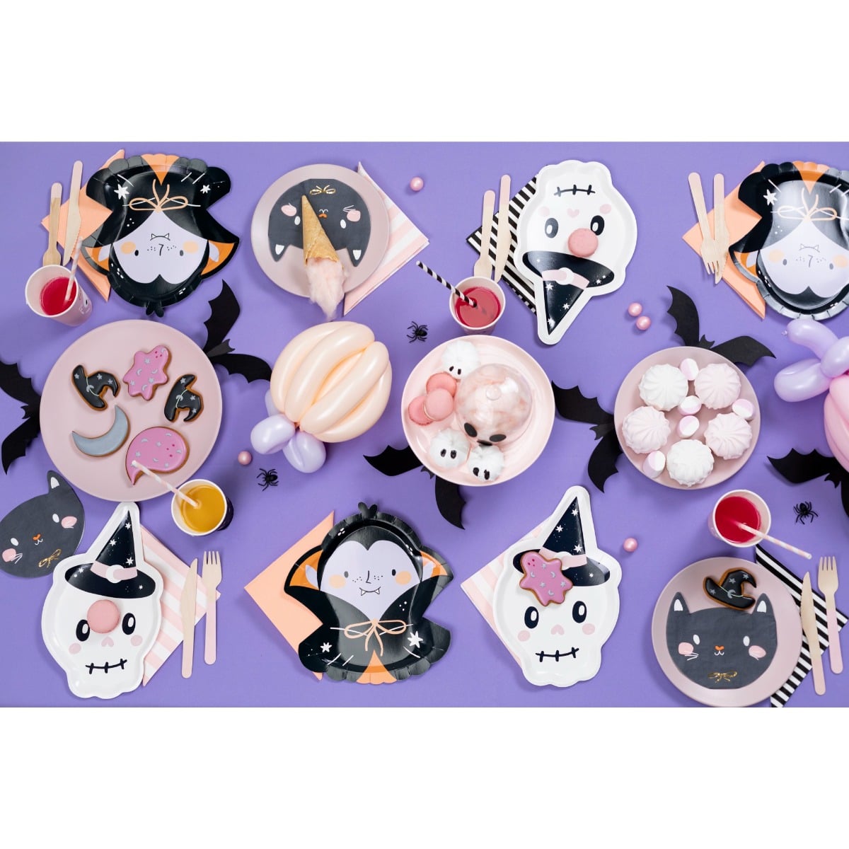 Assiettes Squelette (6pcs)