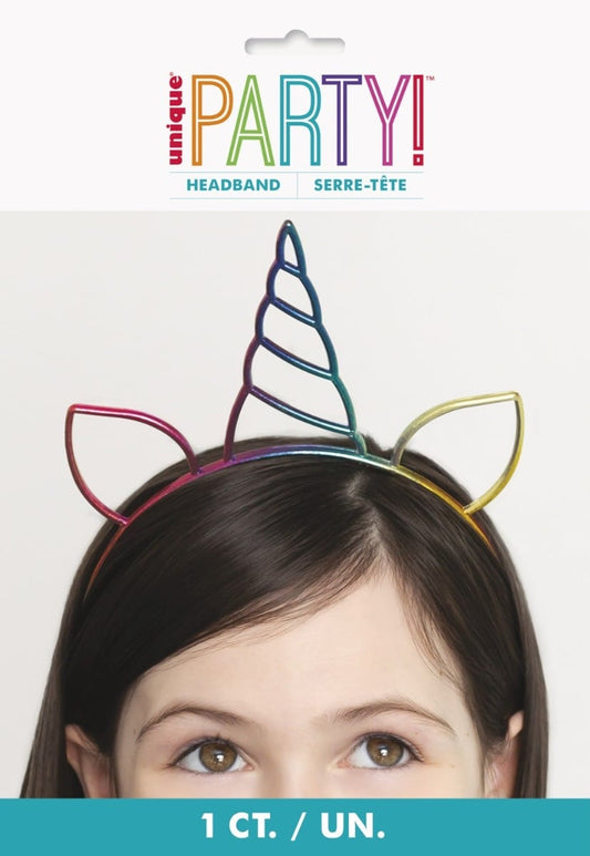 Serre-tête Licorne rainbow