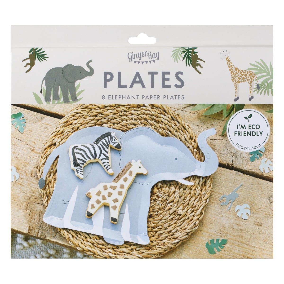 Assiettes - Elephant (8pcs)