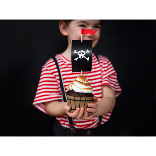 Caissettes à cupcakes - Pirates (6pcs)
